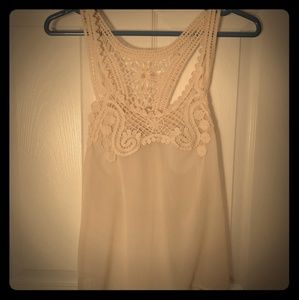 Poetry sheer tank top